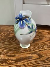 *RARE* FRANZ *Collectible 2003* Long Tail Hummingbird Porcelain Vase picture