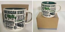 Starbucks Been There Mug Michigan State Campus 14 Oz Spartans Brand New In Box picture
