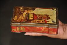 Vintage Harry Vincent Ltd. Hunnington Litho Toffee/Sweets Ad Tin Box, England picture
