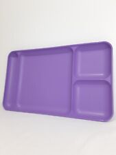 Vintage Tupperware Divided Tray Purple Cafeteria Style picture