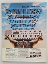 1982 Casio Casiotone VL-5 Digital Keyboard Music Scanner Vtg Magazine Print Ad picture