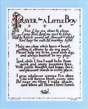 Catholic print picture - LITTLE BOY PRAYER  -   8