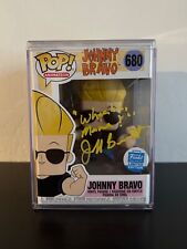 Funko Pop Johnny Bravo Funko Shop Ex #680  Signed by Jeff Bennett JSA Certified picture