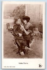 Actress Postcard RPPC Photo Viola Dana And Little Boy Ross Berlin c1910's picture