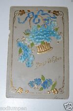 WOW Vintage 1907 Best Wishes Post Card Rare picture