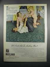 1949 Masland Imperial Argonne No. 25G Rug Ad picture