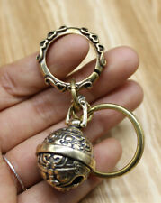 Brass Keychains Keyrings Bag Wallet Key Holder Key Chain With Bell Pendant picture