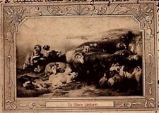 1901 SIR EDWIN LANDSEER LITHOGRAPH RAPHAEL TUCK UNDIVIDED POSTCARD 34-126 picture