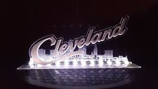 3D Cleveland Script Sign - Cleveland City Skyline picture
