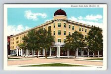 Lake Charles LA-Louisiana, Majestic Hotel, Advertising, Antique Vintage Postcard picture