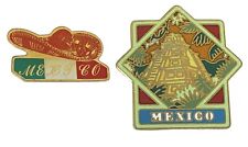 Vintage Mexico Pin Set Of 2 Souvenir Set picture