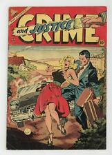 Crime and Justice #15 GD+ 2.5 1953 picture