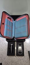 Miami Blue Project Carbon Cigar Travel Case With Xikar Cutter And Lighter picture
