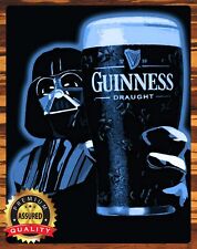 Guinness Draught - Star Wars - Darth Vader - Metal Sign 11 x 14 picture