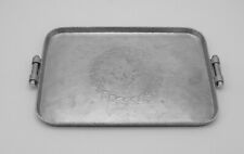 Vintage MCM Arthur Armour Hammered Aluminum Tray With Handles picture