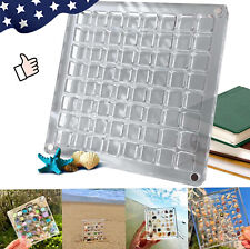 Acrylic Magnetic Seashell Display Box,36/64 Grids Clear Gemstone Beads Storage~ picture