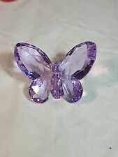 Retired Swarovski Crystal VIOLET Butterfly Figurine NIB No Box  picture