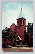 Kalamazoo MI-Michigan, First Reformed Church, Religion, Vintage c1952 Postcard picture
