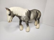 Breyer Molding Co. USA Clydesdale Horse Chess 71 Gray White Mane No Packaging picture