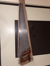 1940-1947 Disston D-23 Antique Saw Visible Etch 8-pt 26 in Crosscut Refur &Sharp picture