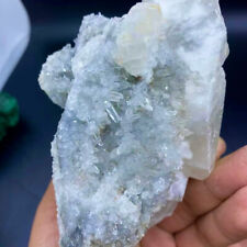 1.16LB Beautiful  Natural White Calcite Quartz Crystal Cluster Mineral Specimen picture