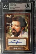 2008 INDIANA JONES TOPPS HERITAGE George Lucas AUTOGRAPH AUTO CARD BGS Authentic picture