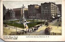 Zeno Chewing Gum Postcard LaFayette Square in Buffalo, New York picture