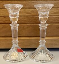 Vintage LENOX Full Lead Crystal Candlestick Pair, #781500, Made In Austria picture