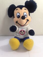 vtg old Mickey Mouse Plush doll original Club shirt Disneyland 60's 70's picture