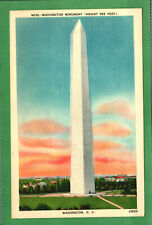 Postcard Washington Monument Washington D. C. picture