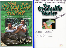 Steve Irwin ~ Signed Autographed The Crocodile Hunter Book ~ PSA DNA picture
