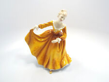 Royal Doulton Figurine HN 2381 Kirsty, Woman in Yellow Dress, 7 1/4
