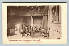 Edinburgh Scotland, Queen Mary's Bedroom, Holyrood Palace Vintage Postcard picture