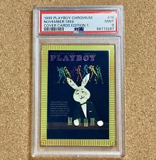 🐰 PLAYBOY 1995 CHROMIUM COVER CARD #16 NOVEMBER 1959 EDITION 1 -  PSA 9 MINT picture