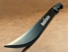 Huge Swamp Master Sharp Saw Back Machete Knife Full Tang Military Blade w/Sheath picture
