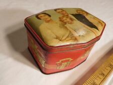 Scarce Queen Elizabeth & English Royal Family on Blue Bird Toffee Tin Vintage picture