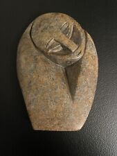 African Sculpture Shona stone Carved abstract Face Zimbabwe picture