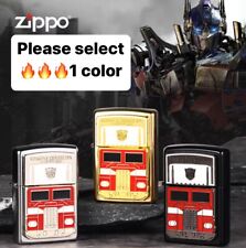 New Zippo oil Lighter transformers gold silver or black with box picture