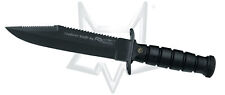 Fox Knives Military Explorer 697 T Fixed Blade Knife Black Stainless w/ Kit 697T picture