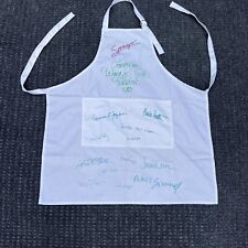 Rare Spago Apron Signed By Prudhomme/Wolfgang/ Other Great Chefs 1985 picture