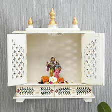 Pooja Mandir for Home in USA Corner - Wooden Temple Mandir for Home Wall Hanging picture