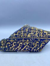 Beautiful Old Natural Lapis lazuli’s Stone Roman Greek Artifact Historical Tile picture