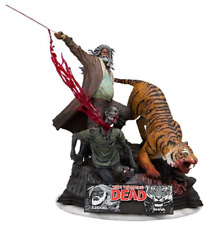 McFarlane The Walking Dead Ezekiel and Shiva Resin Statue 16 of 1000 Damaged Box picture