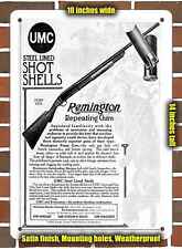 Metal Sign - 1910 Remington Shotguns and UMC Shells- 10x14 inches picture