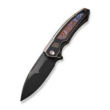 WE Knife Hyperactive Frame Lock 23030-4 Vanax Flamed Black Titanium Knives picture