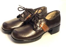 Charm Step Vintage Mid Century 2.5 M Boys Heeled Oxford Dress Shoes 60's 70's DS picture