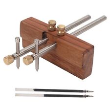 Dioche Adjustable Mortise Gauge, Woodworking Marking Gauge, Dual Rod Draw Lin... picture