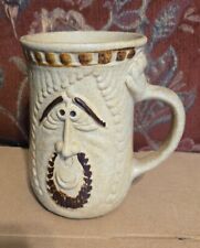 VTG Retro Hippie Guy W Headache  Pottery Craft USA Mug  picture
