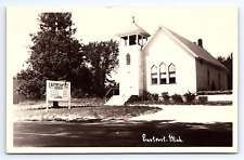 Postcard RPPC Real Photo Eastport Michigan Baptist Church MI picture