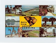 Postcard South Carolina Landmarks Hello from South Carolina USA picture